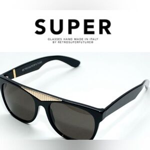 SUPER BY RETROSUPERFUTURE RetroSuperFuture Basic Gino Black 034 Sunglasses